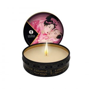 Vela Shunga Mini Petalos de Rosa